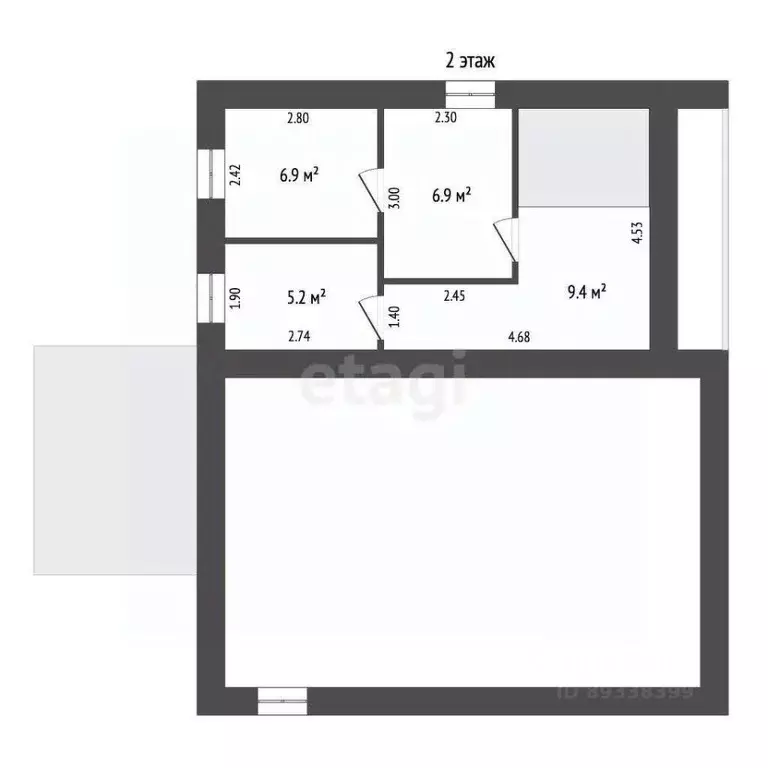 Дом в Башкортостан, Бирск Молодогвардейская ул., 28 (109 м) - Фото 1