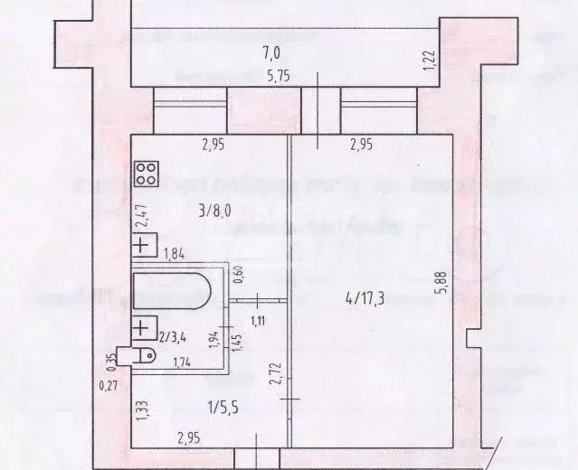 1-к. квартира, 34,2 м, 4/12 эт. - Фото 0