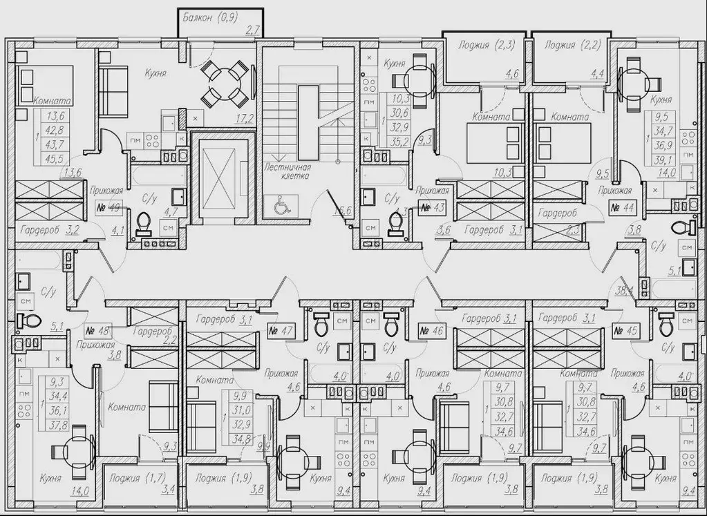 1-к кв. Калининградская область, Пионерский  (36.1 м) - Фото 2