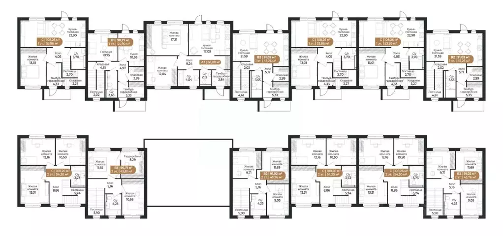 Таунхаус в Ленинградская область, Всеволожск ш. Южное (91 м) - Фото 2