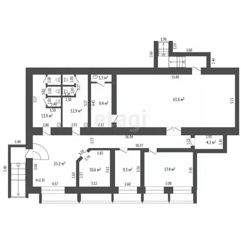 Помещение свободного назначения в Забайкальский край, Чита ул. ... - Фото 2