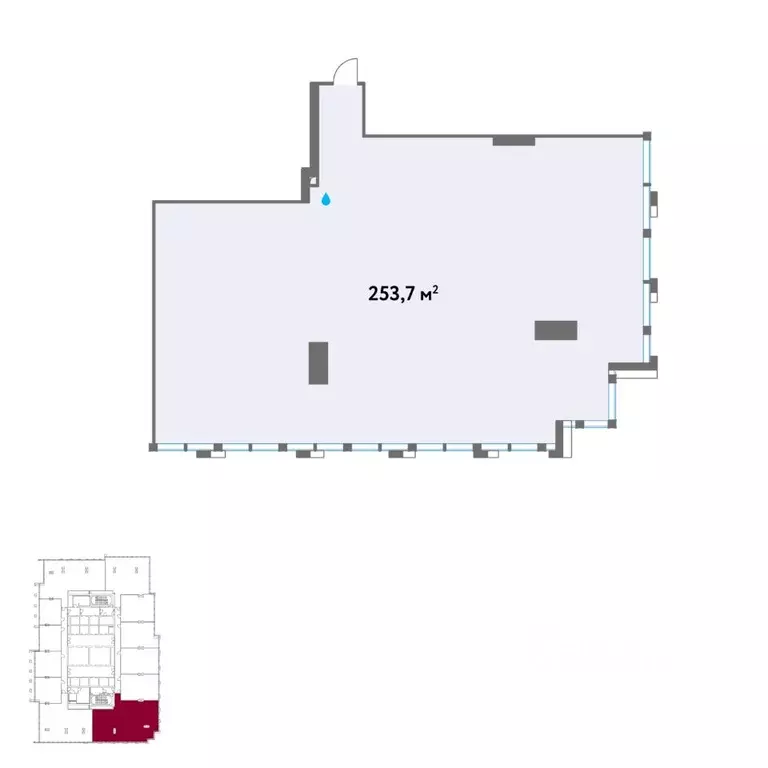 Офис в Москва Кинематографический кв-л,  (254 м) - Фото 2
