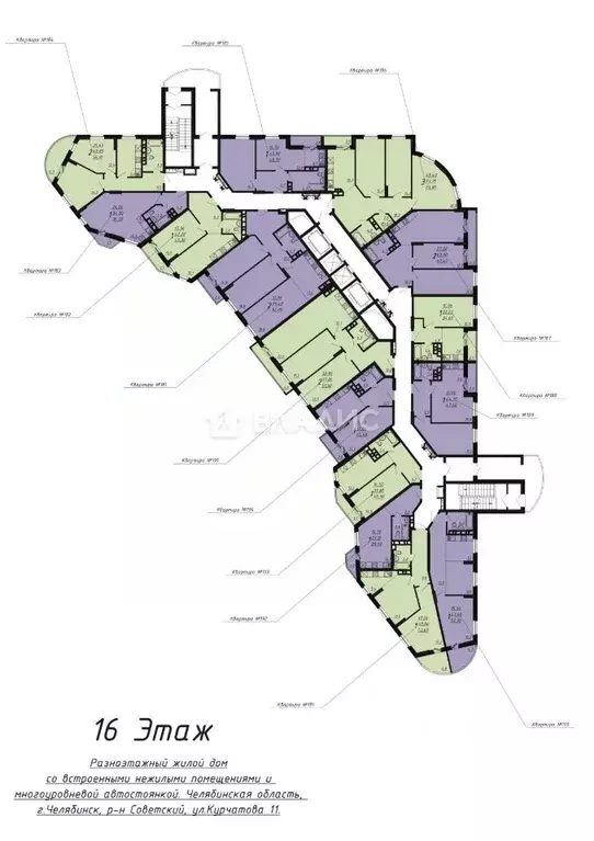 1-к кв. Челябинская область, Челябинск ул. Курчатова, 11 (45.3 м) - Фото 1