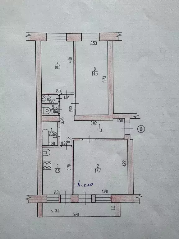 Продаётся 3-к квартира, 68 м - Фото 1