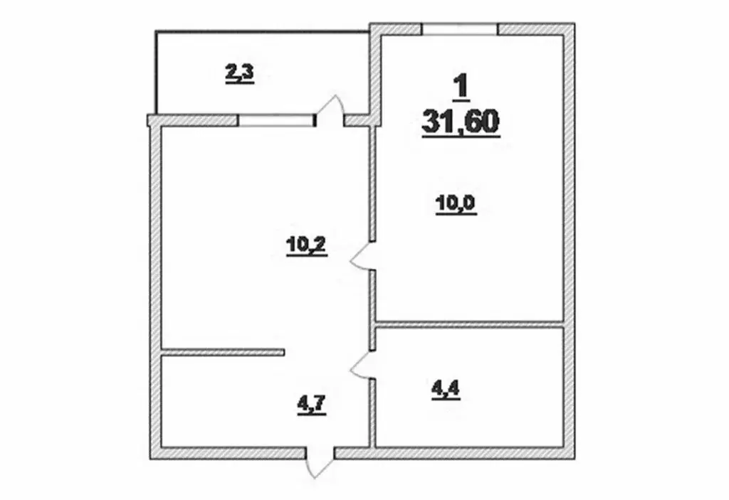 1-комнатная квартира: Калининград, 3-я Большая Окружная улица, 243 ... - Фото 1