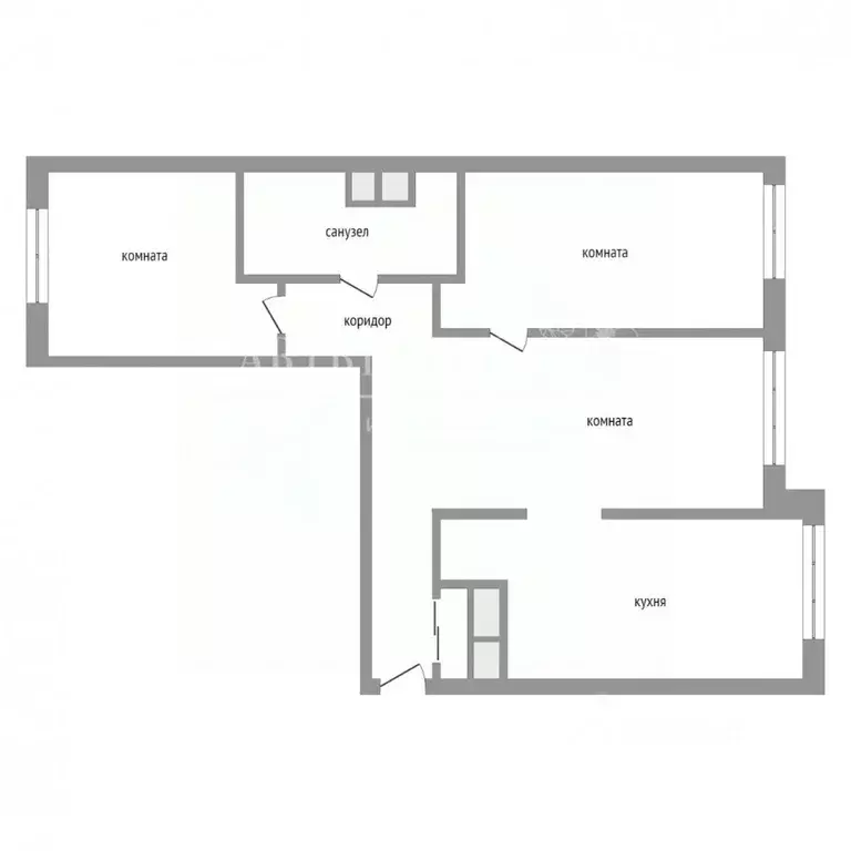 3-к кв. Москва Родниковая ул., 30к1 (85.5 м) - Фото 2