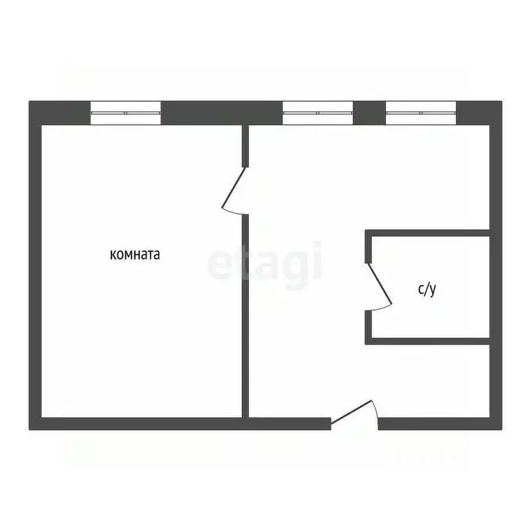2-к кв. Красноярский край, Красноярск ул. Бограда, 114 (42.6 м) - Фото 1