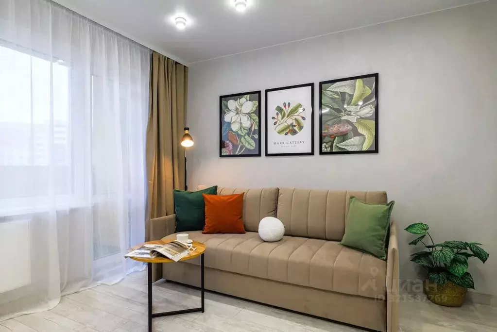 Студия Тюменская область, Тюмень ул. Новоселов, 113 (17.0 м) - Фото 1