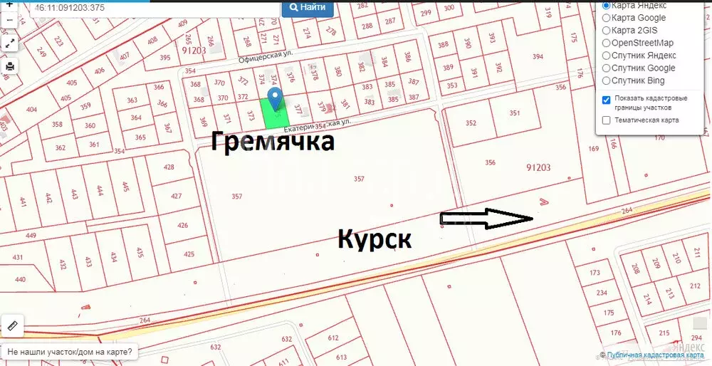 Участок в деревня Гремячка, Екатерининская улица (10 м) - Фото 0
