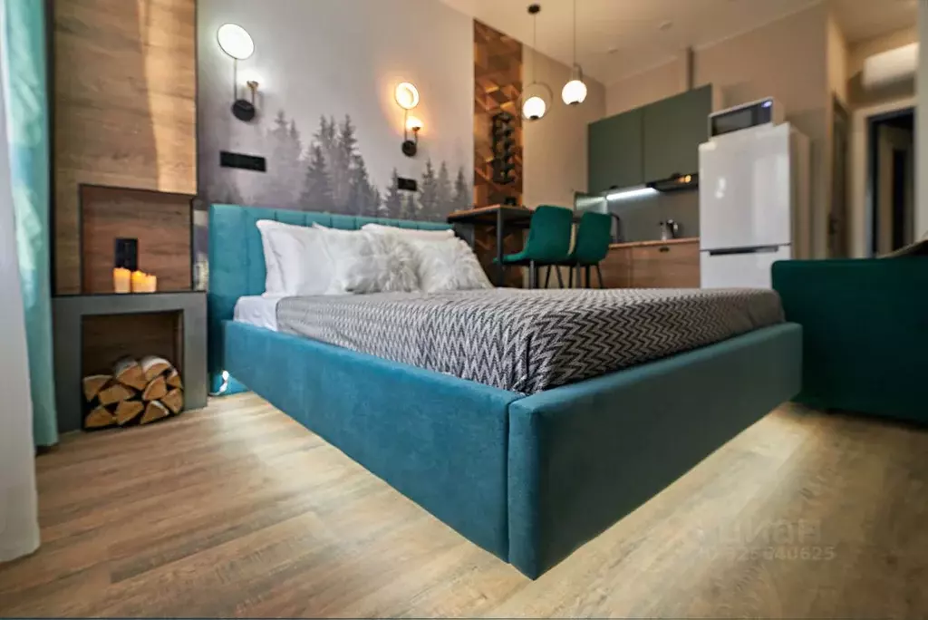 Студия Иркутская область, Иркутск ул. Эдуарда Дьяконова, 14 (25.0 м) - Фото 1