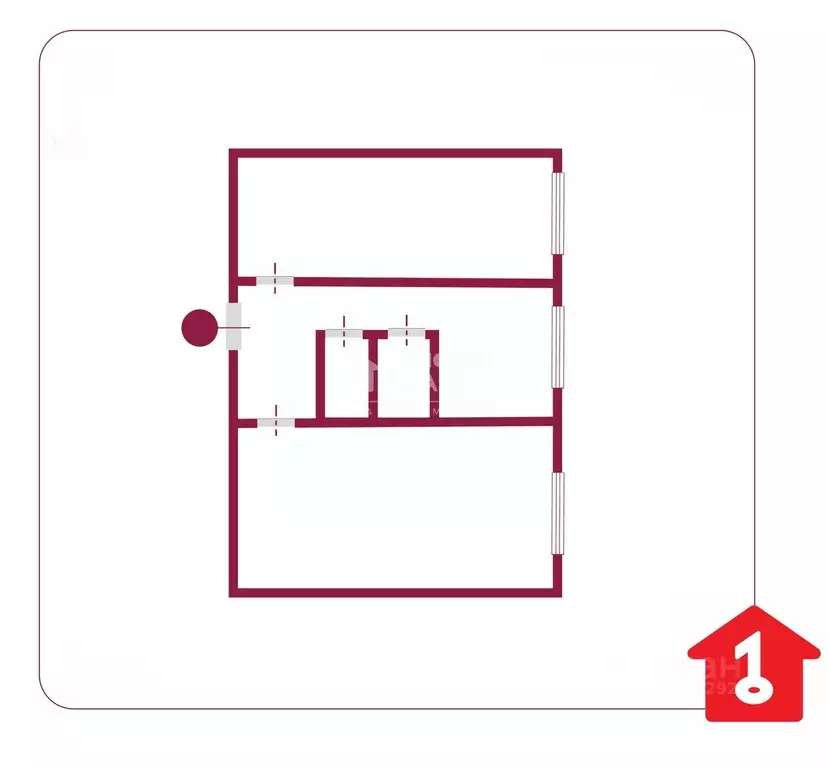 2-к кв. Омская область, Омск ул. Бетховена, 23 (44.1 м) - Фото 2