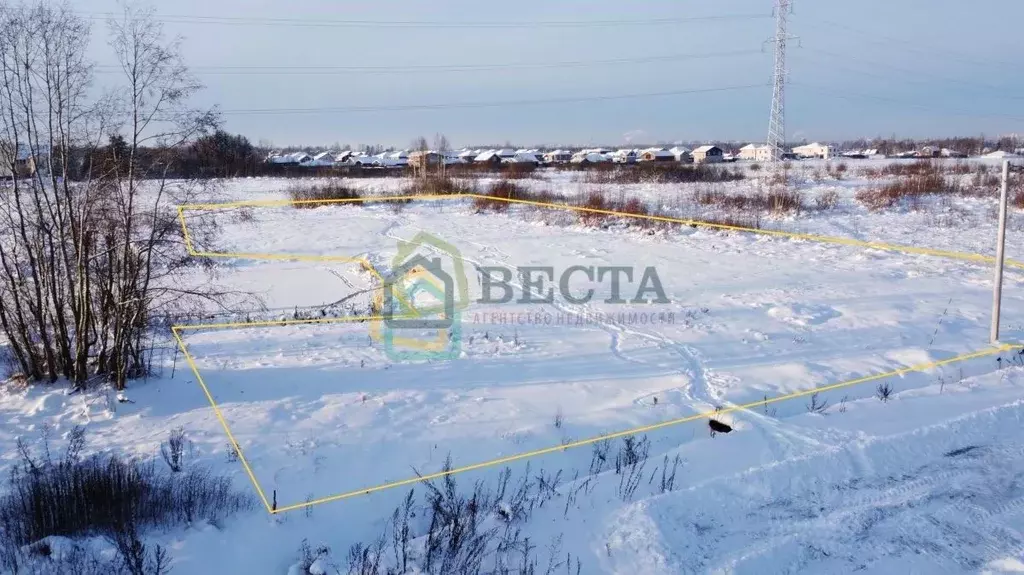 Участок в Ленинградская область, Тосненский район, Красноборское ... - Фото 1