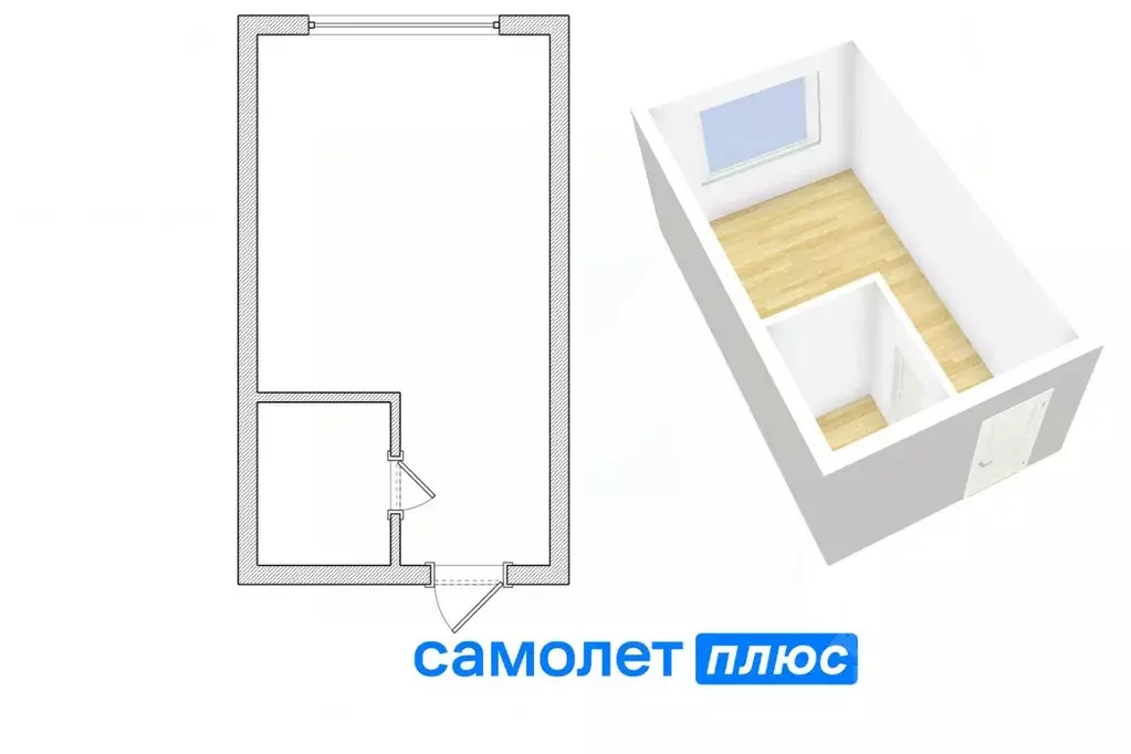 Студия Кемеровская область, Кемерово ул. Ворошилова, 12 (16.6 м) - Фото 1