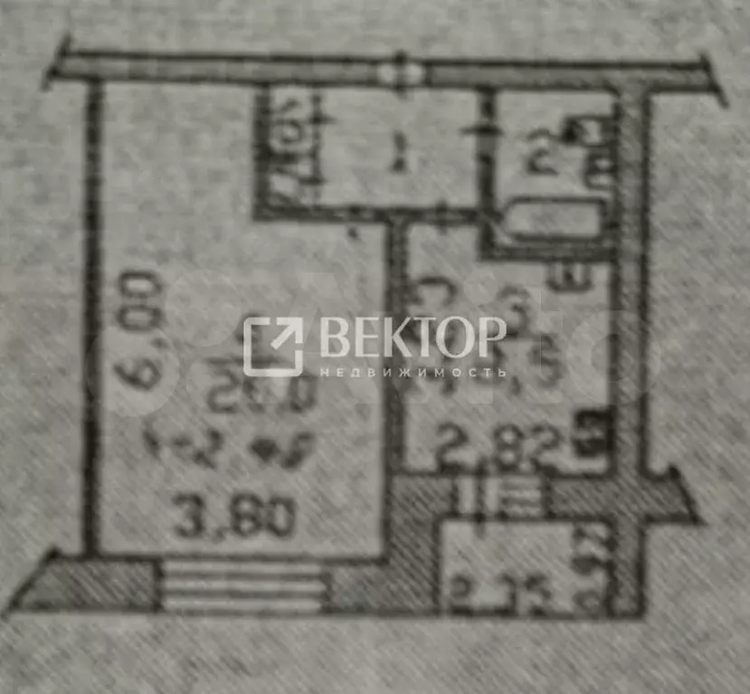 1-к. квартира, 36 м, 5/5 эт. - Фото 0