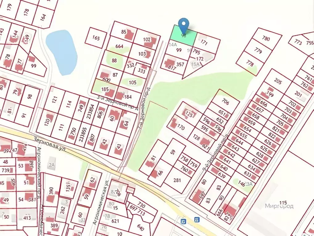 Участок в Саратовская область, Саратов Зерновая ул., 14А (10.0 сот.) - Фото 1