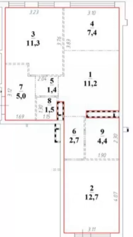 2-к кв. Москва ул. Братьев Гранат, 8 (60.0 м) - Фото 2