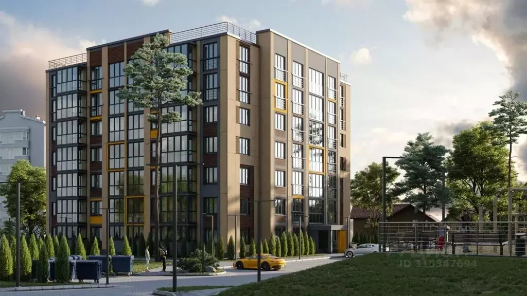 2-к кв. Калининградская область, Светлогорск Тихая ул., 6к1 (63.85 м) - Фото 1