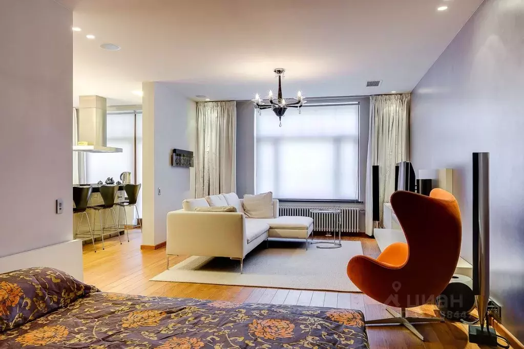 Студия Санкт-Петербург 9-я Советская ул., 5а (73.0 м) - Фото 2