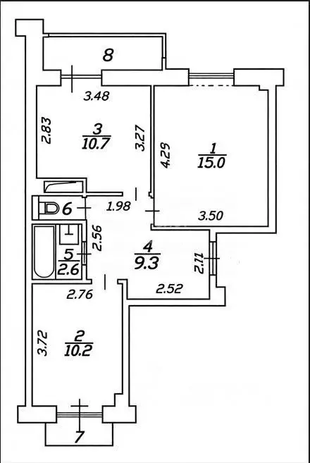 2-к кв. Московская область, Одинцовский городской округ, с. Лайково, ... - Фото 2