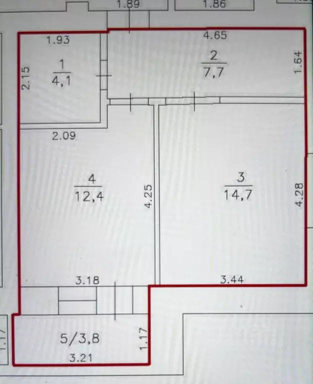 1-к кв. Башкортостан, Уфа Инорс-1 мкр, ул. Глинки, 5 (40.0 м) - Фото 1