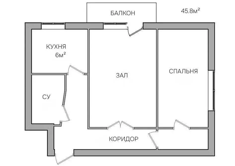 2-комнатная квартира: Иркутск, Байкальская улица, 178 (45.8 м) - Фото 1