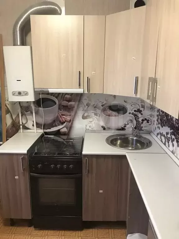 1-к. квартира, 33,4 м, 1/5 эт. - Фото 1