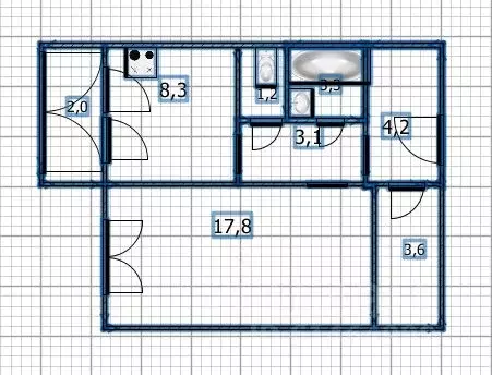 1-к кв. Башкортостан, Уфа ул. Мубарякова, 12 (43.5 м) - Фото 2