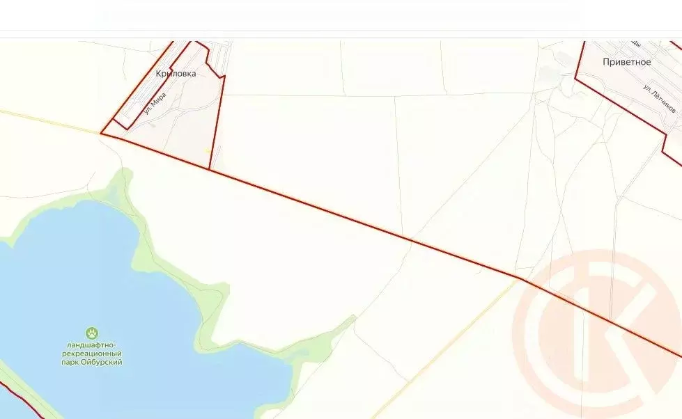 Участок в Крым, Сакский район, Штормовское с/пос, с. Крыловка ул. ... - Фото 1