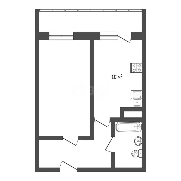 1-комнатная квартира: Санкт-Петербург, улица Маршала Казакова, 70к1 ... - Фото 0