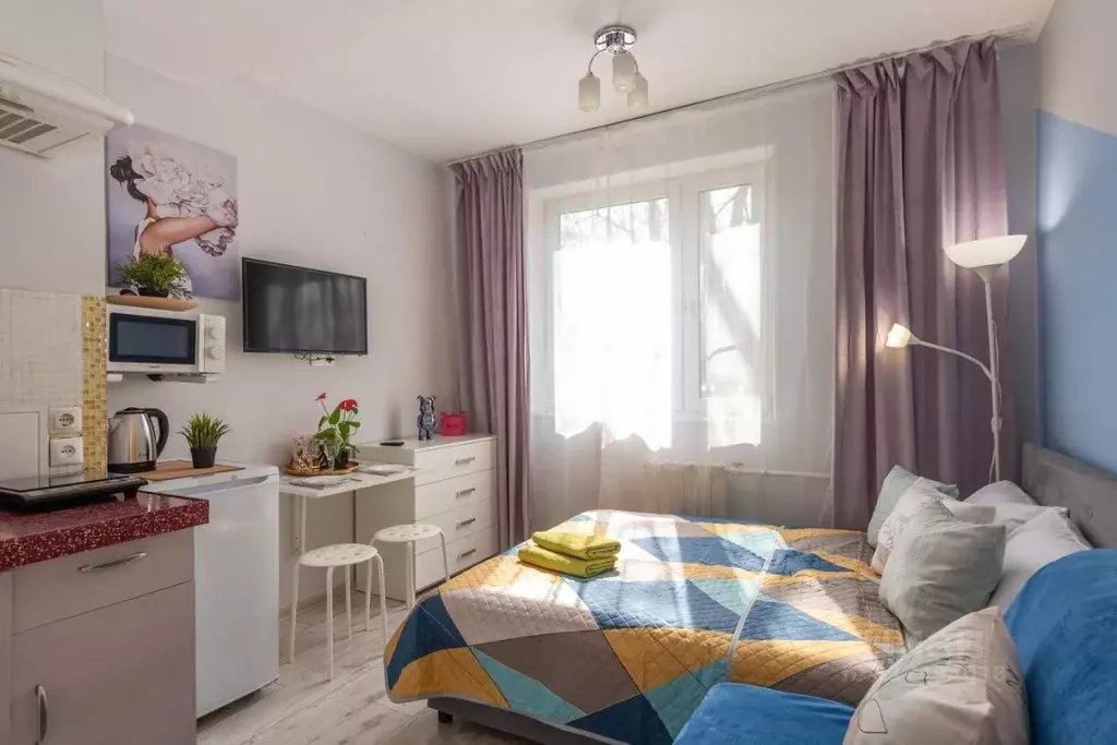 Студия Москва Хорошевское ш., 46 (18.0 м) - Фото 1