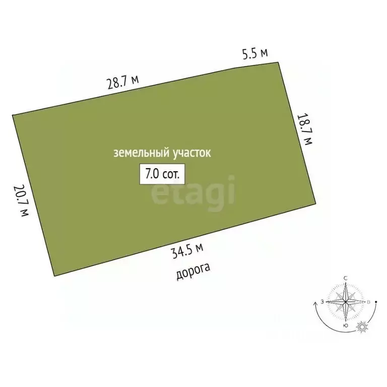 Участок в Санкт-Петербург ул. 3-я Конная Лахта (7.0 сот.) - Фото 1