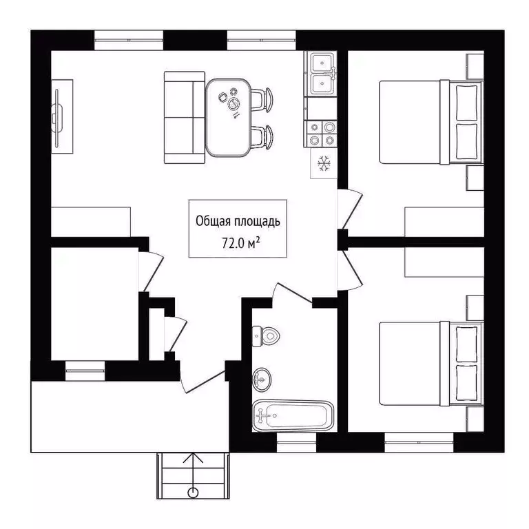 Дом в Искитимский район, Мичуринский сельсовет, ДСОНТ Бердь, Лазурная ... - Фото 1