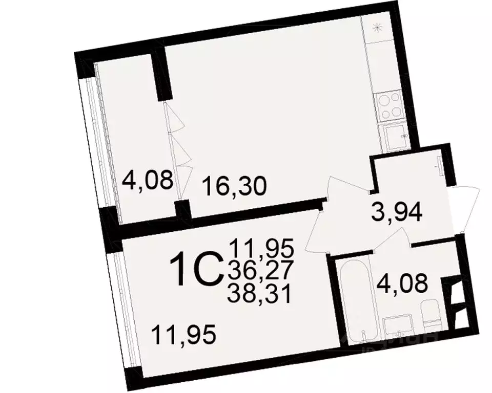 1-к кв. Рязанская область, Рязань Братиславский мкр, Вместе жилой ... - Фото 0