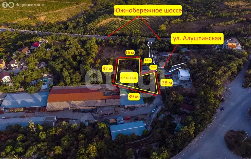 Участок в Республика Крым, муниципальный округ Ялта, посёлок ... - Фото 1