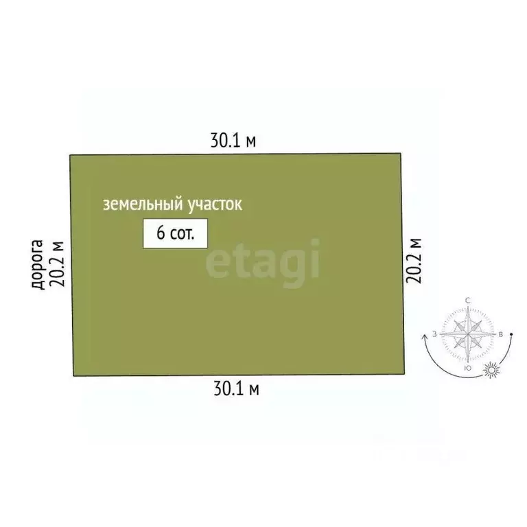 Участок в Крым, Симферопольский район, Николаевка пгт  (6.0 сот.) - Фото 2