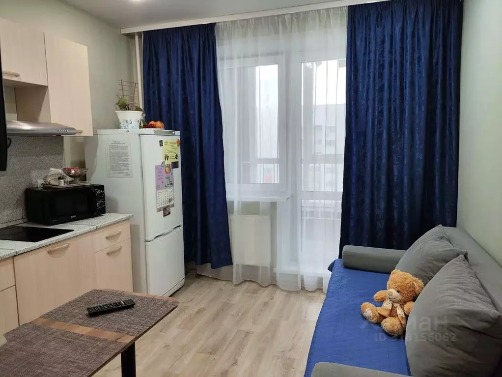 Студия Тюменская область, Тюмень ул. Новоселов, 117 (20.0 м) - Фото 1