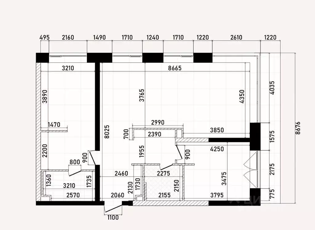 Квартира, 3 комнаты, 101.5 м - Фото 1