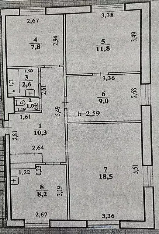 4-к кв. Забайкальский край, Чита Советская ул., 23 (69.2 м) - Фото 1
