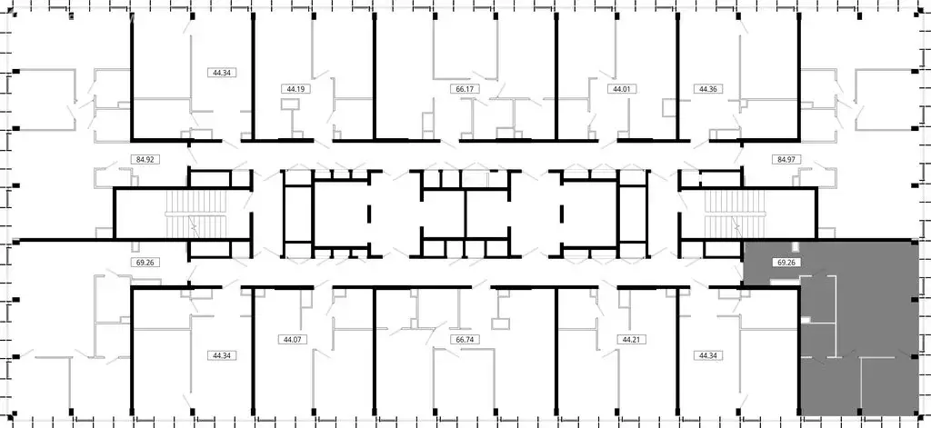 2-комнатная квартира: Москва, 4-я улица Марьиной Рощи, 10к3 (68.6 м) - Фото 1