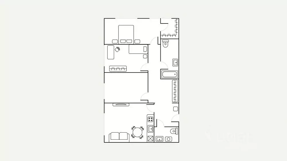 4-к кв. Москва ул. Василисы Кожиной, 13 (101.0 м) - Фото 2