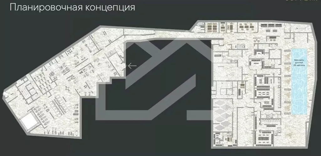 Помещение свободного назначения в Москва Зорге 9 жилой комплекс, 9Ас8 ... - Фото 2