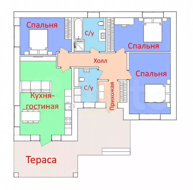 Дом 122,8 м на участке 7,7 сот. - Фото 0