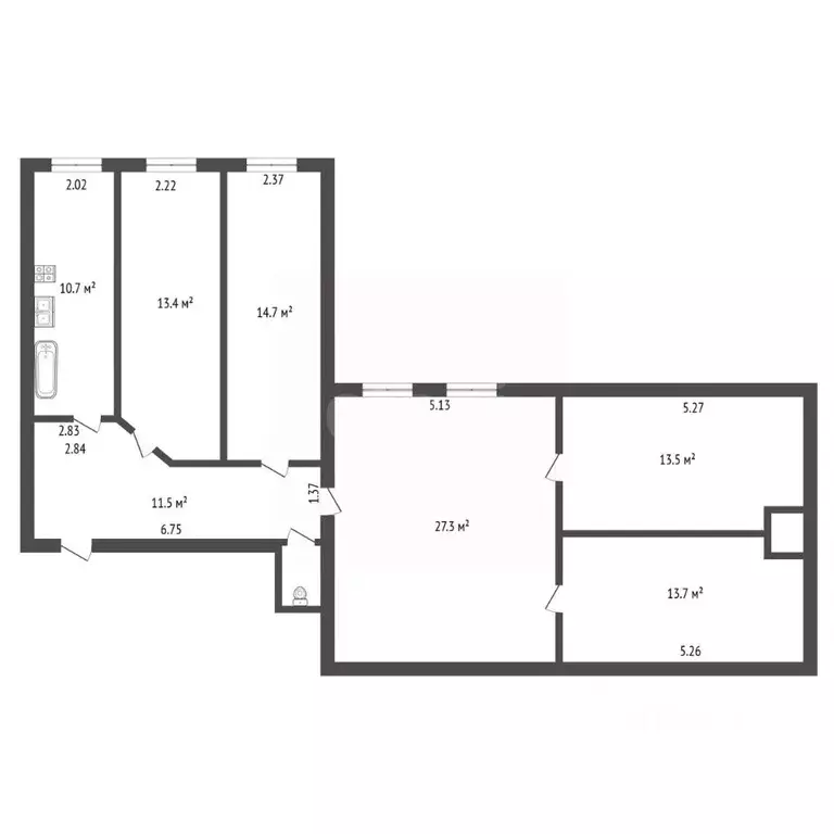 Комната Санкт-Петербург Гороховая ул., 32 (14.7 м) - Фото 2