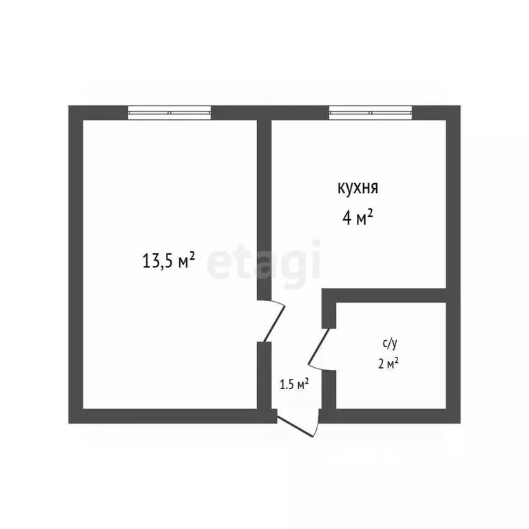 1-к кв. Воронежская область, Воронеж Иркутская ул., 27 (20.0 м) - Фото 2