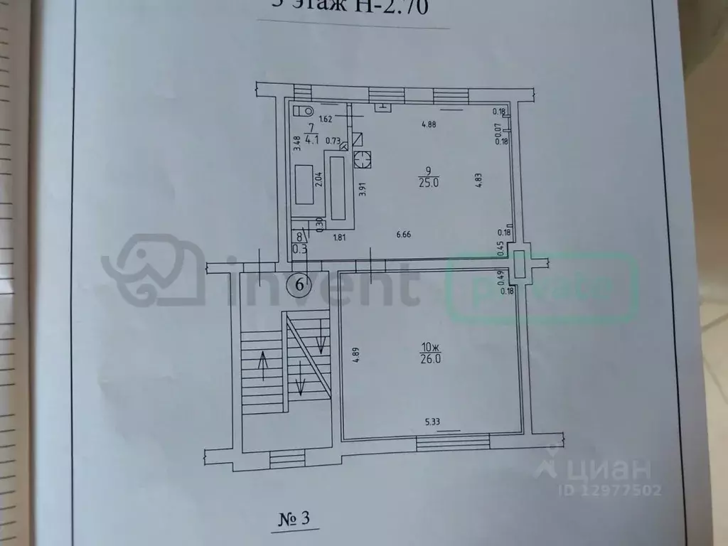 1-к кв. Калининградская область, Калининград Типографская ул., 3 (55.4 ... - Фото 2