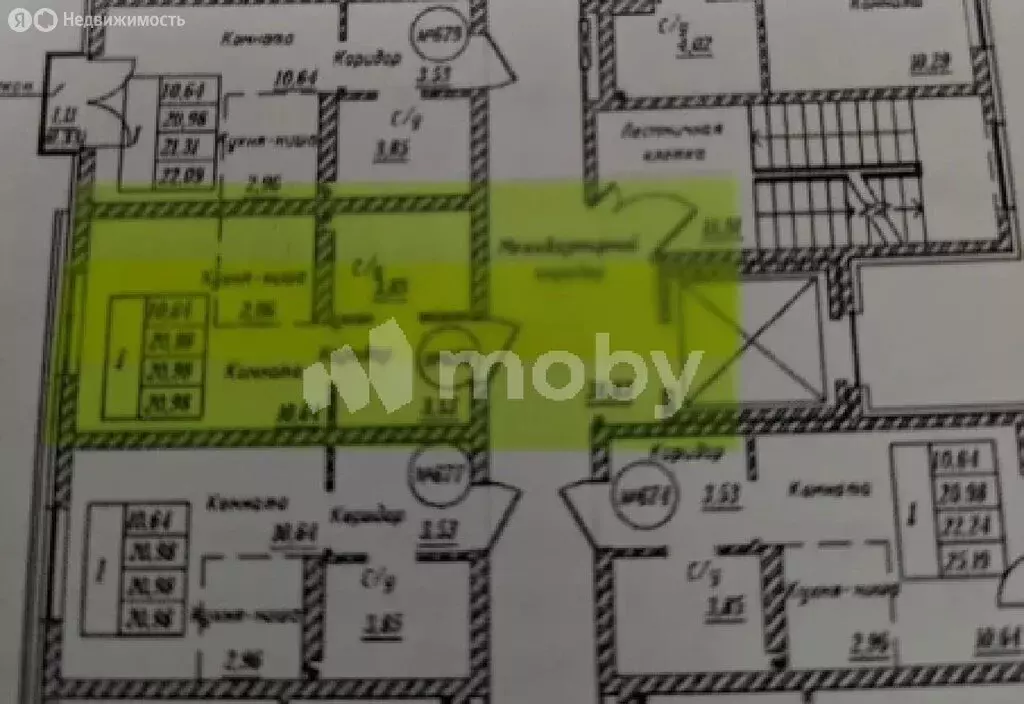 Квартира-студия: Калининград, Артиллерийская улица, 24 (21 м) - Фото 1