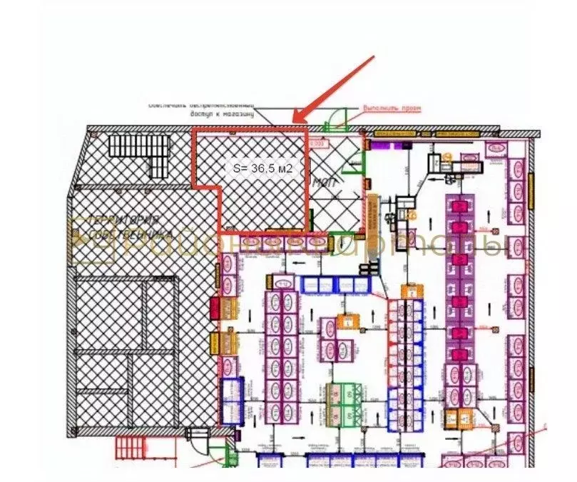 Торговая площадь в Новосибирская область, Новосибирск ул. Шевченко, ... - Фото 2