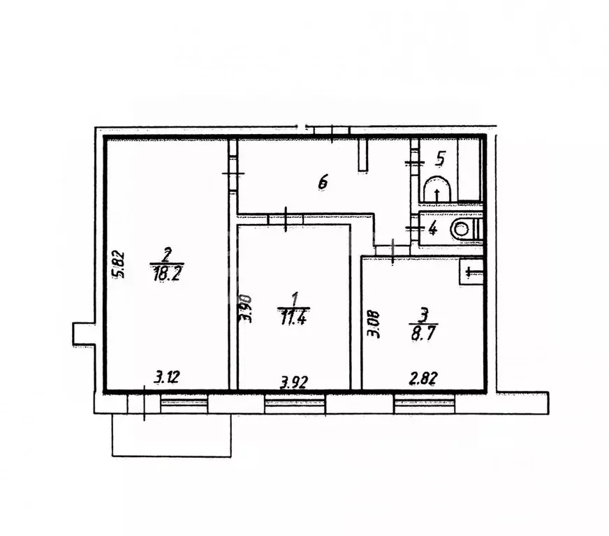 2-к кв. Калужская область, Калуга городской округ, д. Мстихино ул. ... - Фото 2