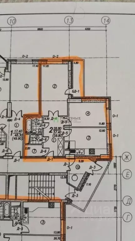 2-к кв. Татарстан, Набережные Челны ул. Раскольникова, 81 (59.8 м) - Фото 1