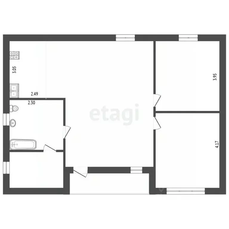 Дом в Тюменская область, Тюменский муниципальный округ, с. Червишево ... - Фото 1